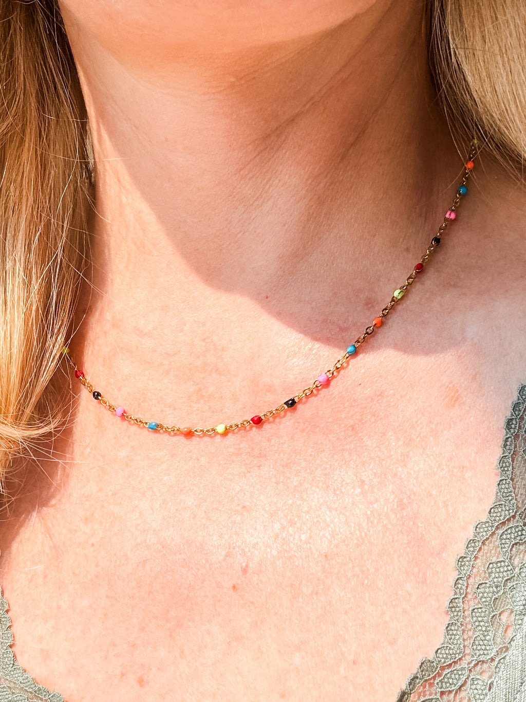 Confetti Beaded Necklace