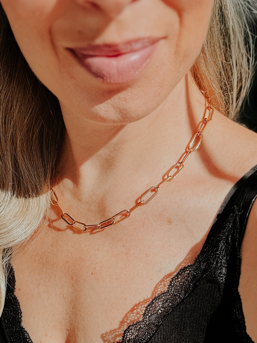Chunky Paperclip Necklace