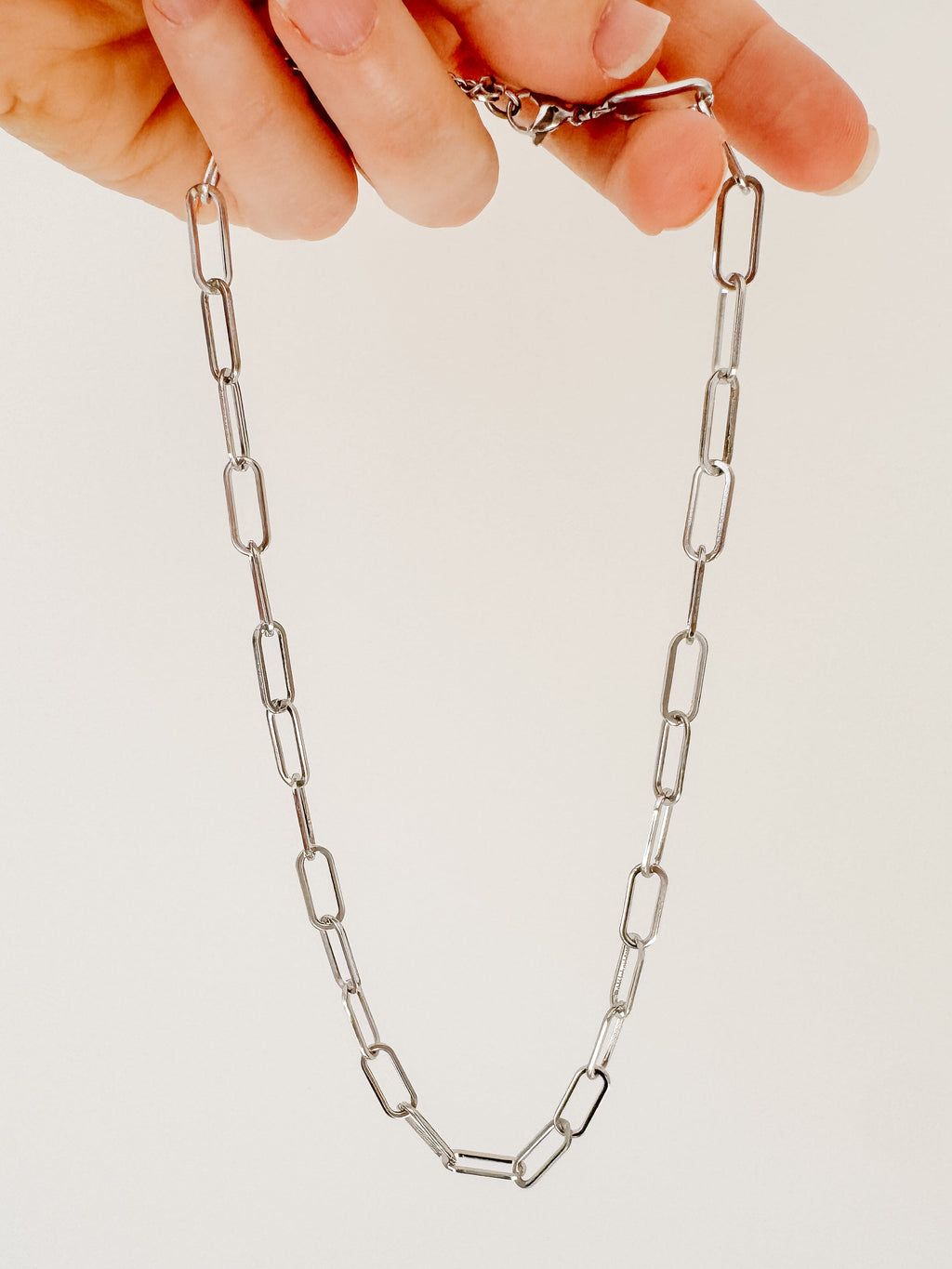 Chunky Paperclip Necklace