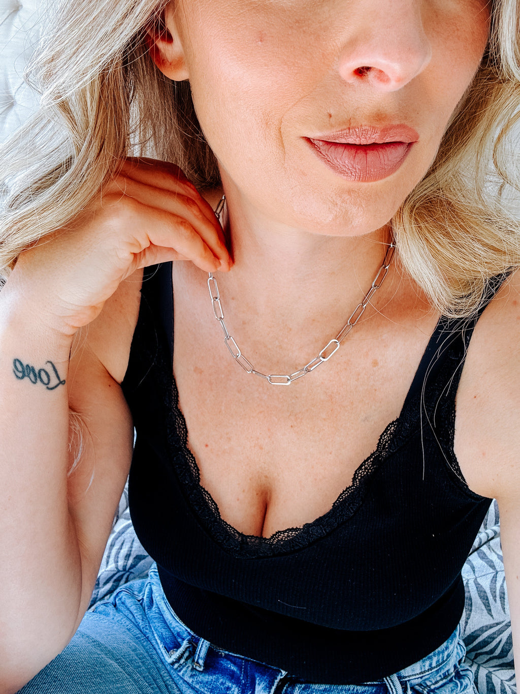 Chunky Paperclip Necklace