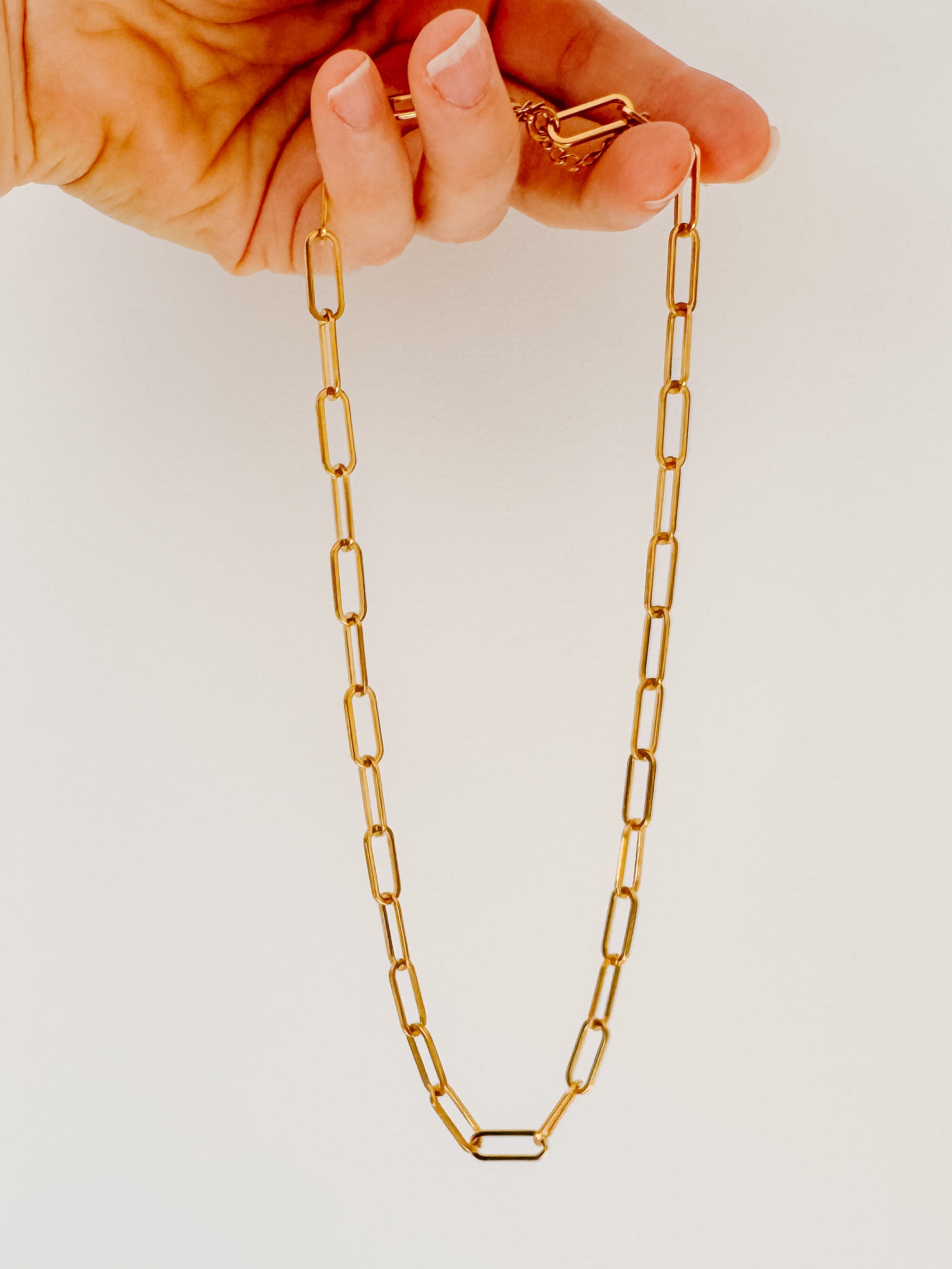 Chunky Paperclip Necklace