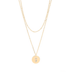 Semi Colon Layered Pendant Necklace