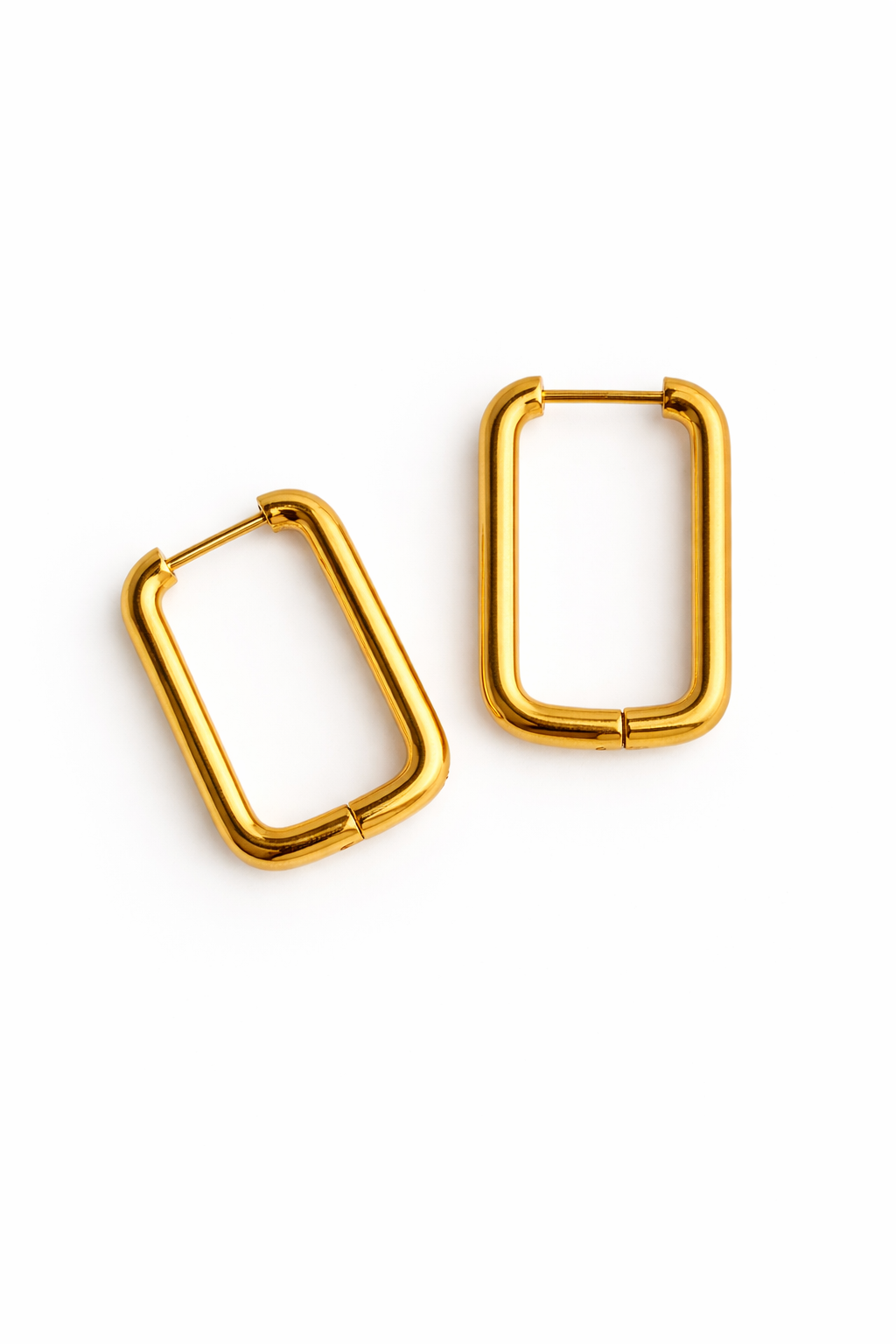 Isla Rectangle Huggie Earrings