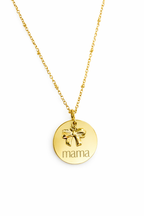 Custom Engraved Name Pendant Necklace with Bow Charm