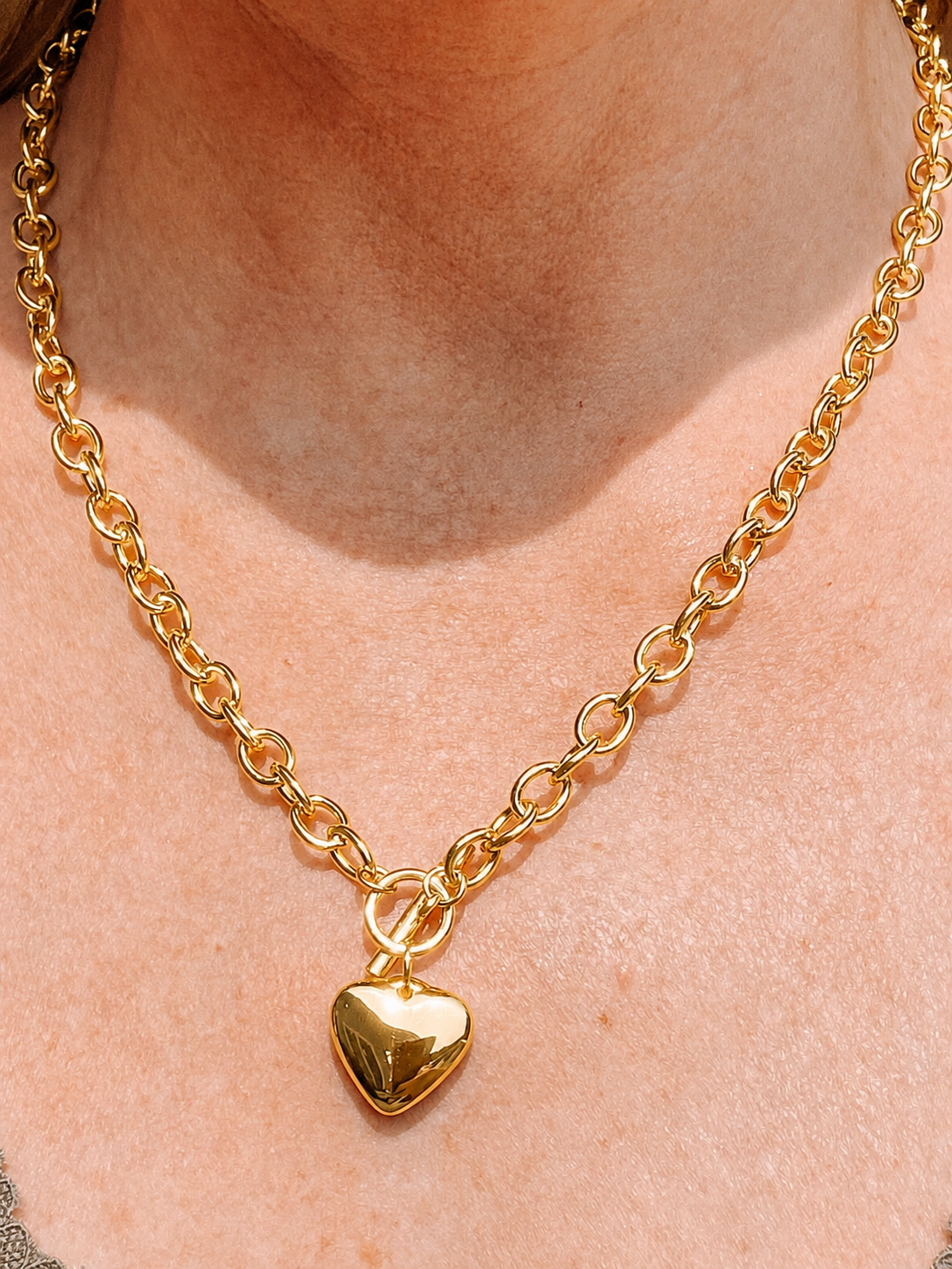 Chunky Heart Necklace