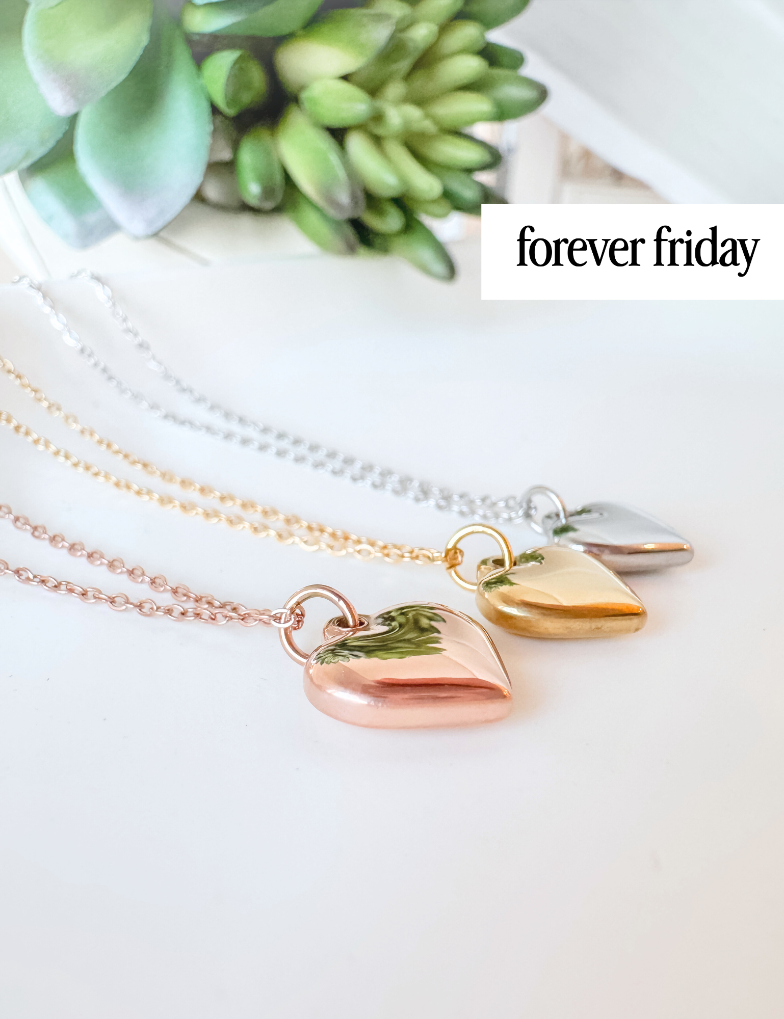 Bubble Heart Pendant Necklace