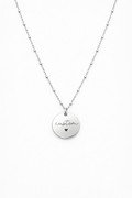 Custom Grandma/Oma/ Gigi/ Nonna 🖤 Script Engraved Pendant Necklace