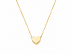 Custom Initial Minimalist Heart Necklace
