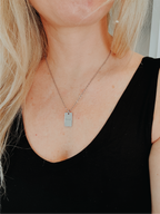 Loved Engraved Pendant Necklace