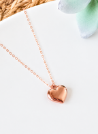 Bubble Heart Pendant Necklace