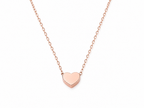 Custom Initial Minimalist Heart Necklace