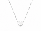 Custom Initial Minimalist Heart Necklace