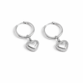 Stevie Heart Pendant Earrings