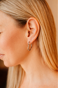 Heart Huggie Earrings
